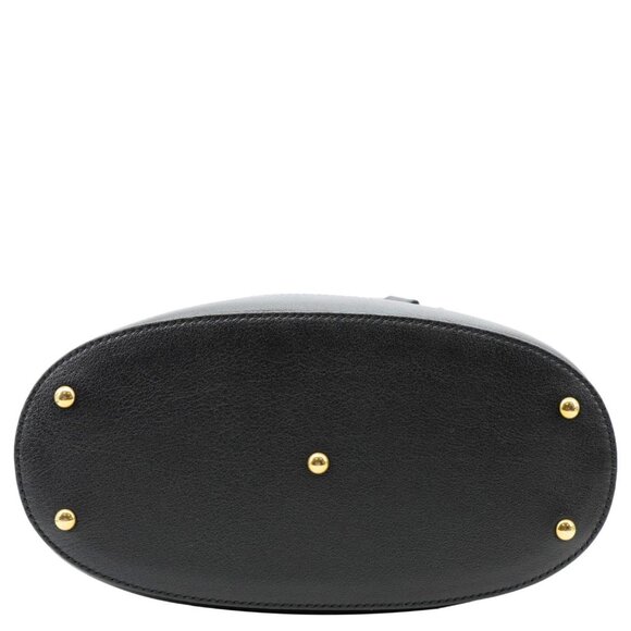 Gucci  Diana Bamboo Leather Bucket Bag Black 724652 - Picture 10 of 13